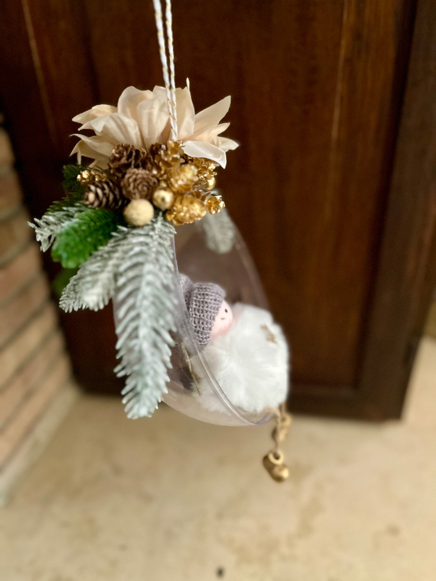 Angioletto a dondolo bianco