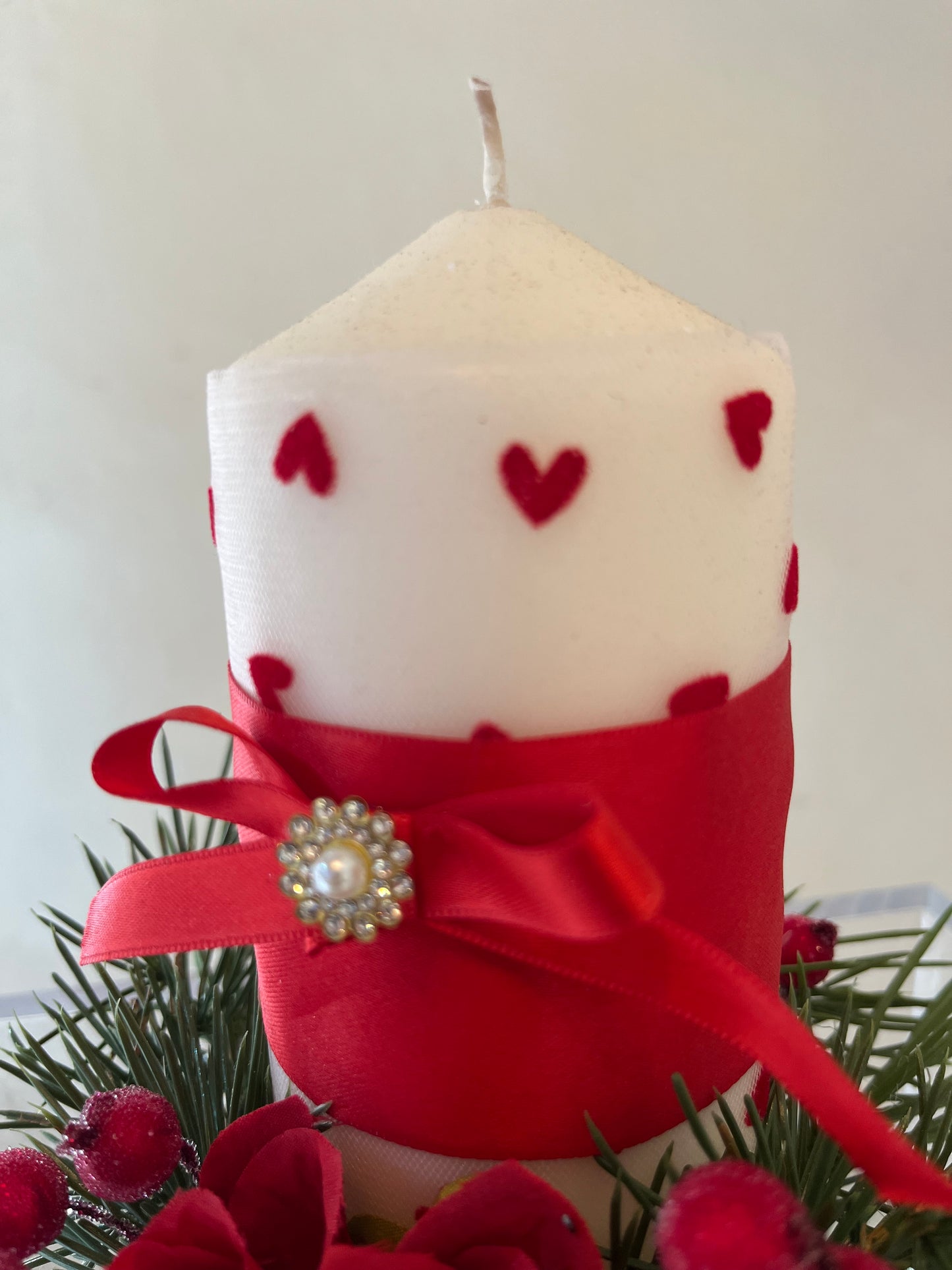 Centrotavola Candela cuori